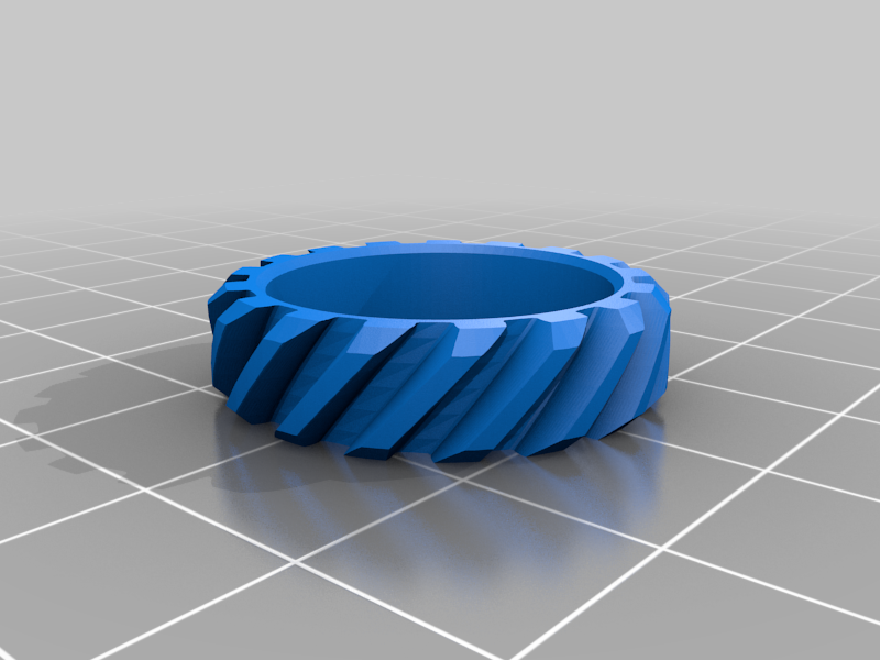Small Helical Gear Fidget Toy