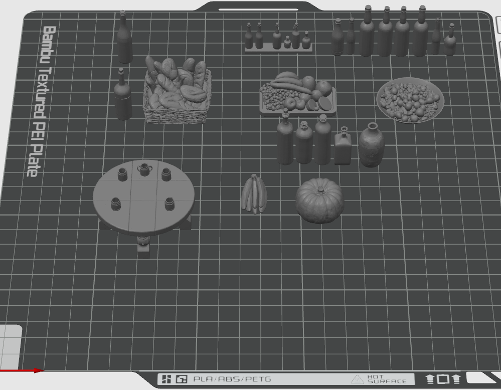 Terrain set Accessories 2 (food and drinks)