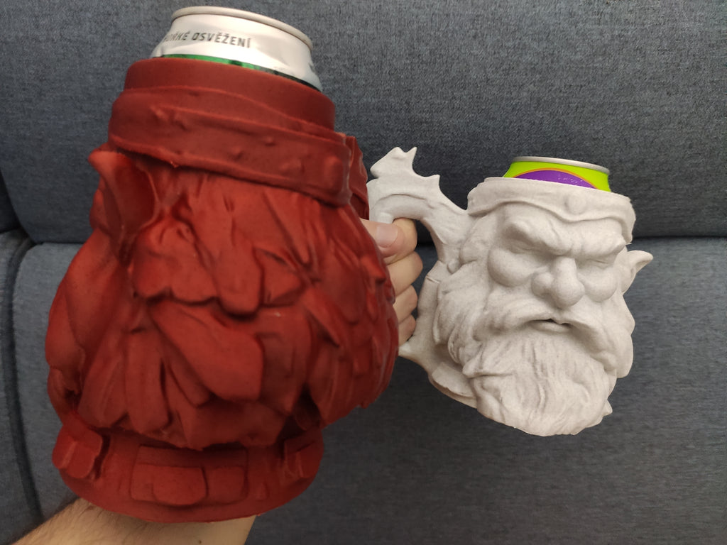 Battle Dwarf - Can Holder (0.5L + 12oz Cans)