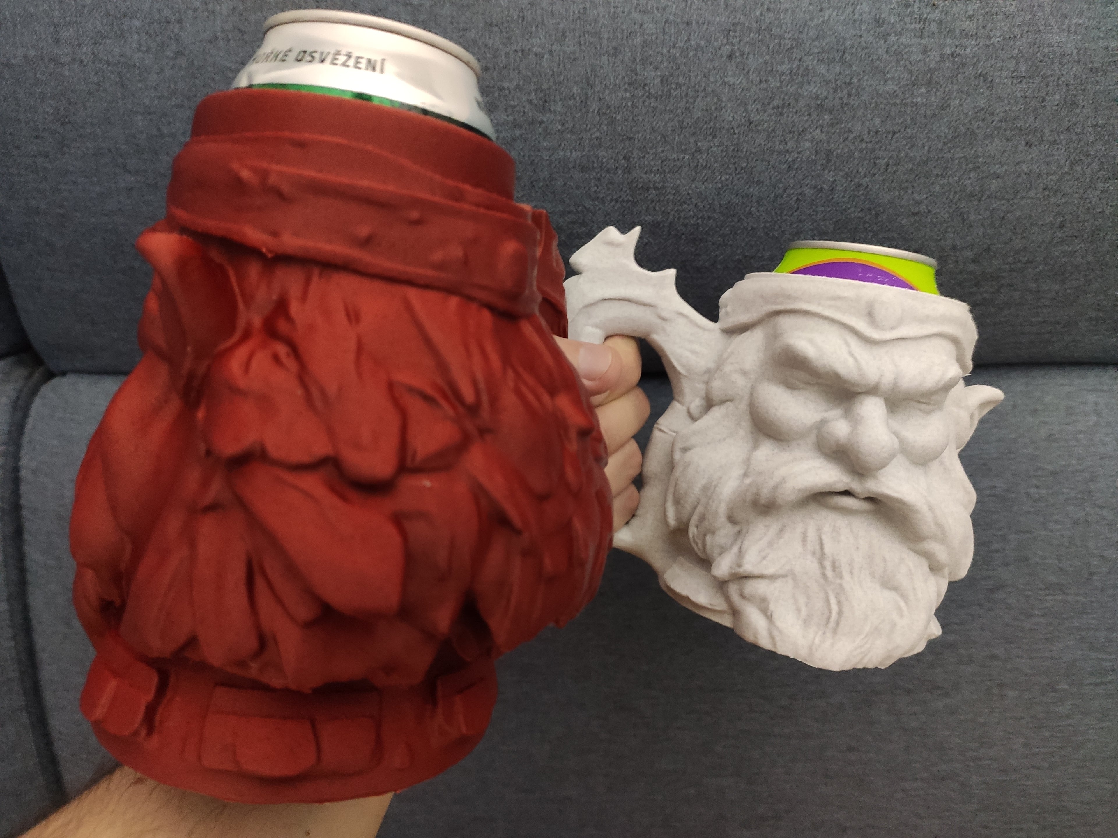 Battle Dwarf - Can Holder (0.5L + 12oz Cans)