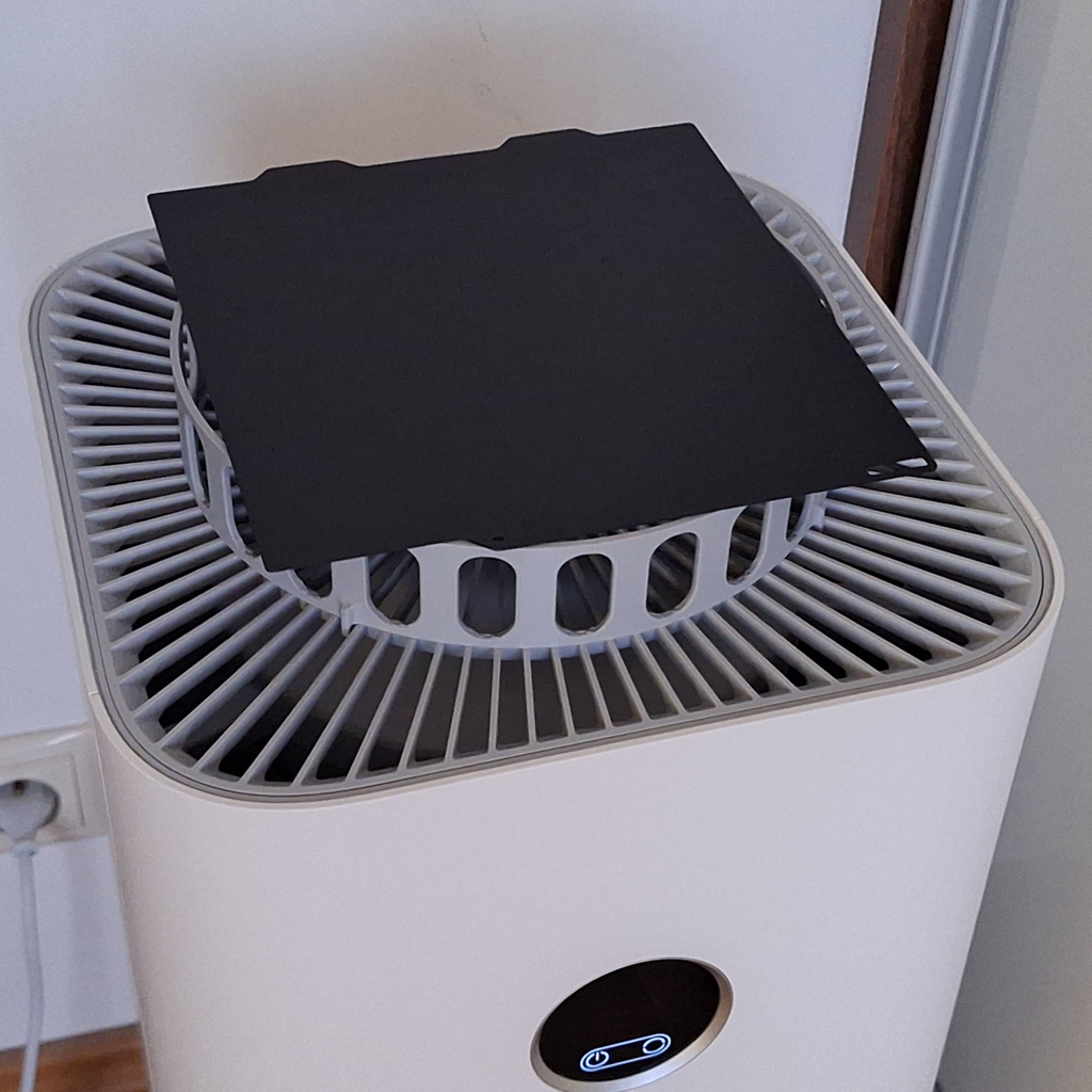 Universal fast build plate cooler for air purifier