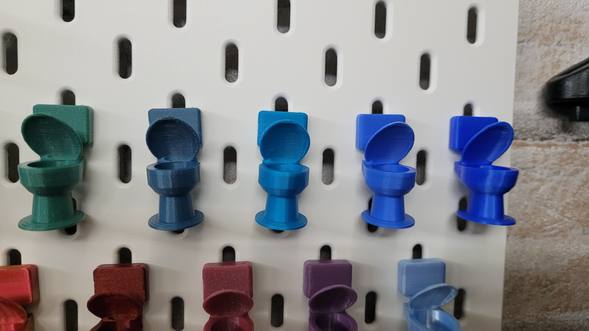 Klo´nchy für IKEA Skadis Wand