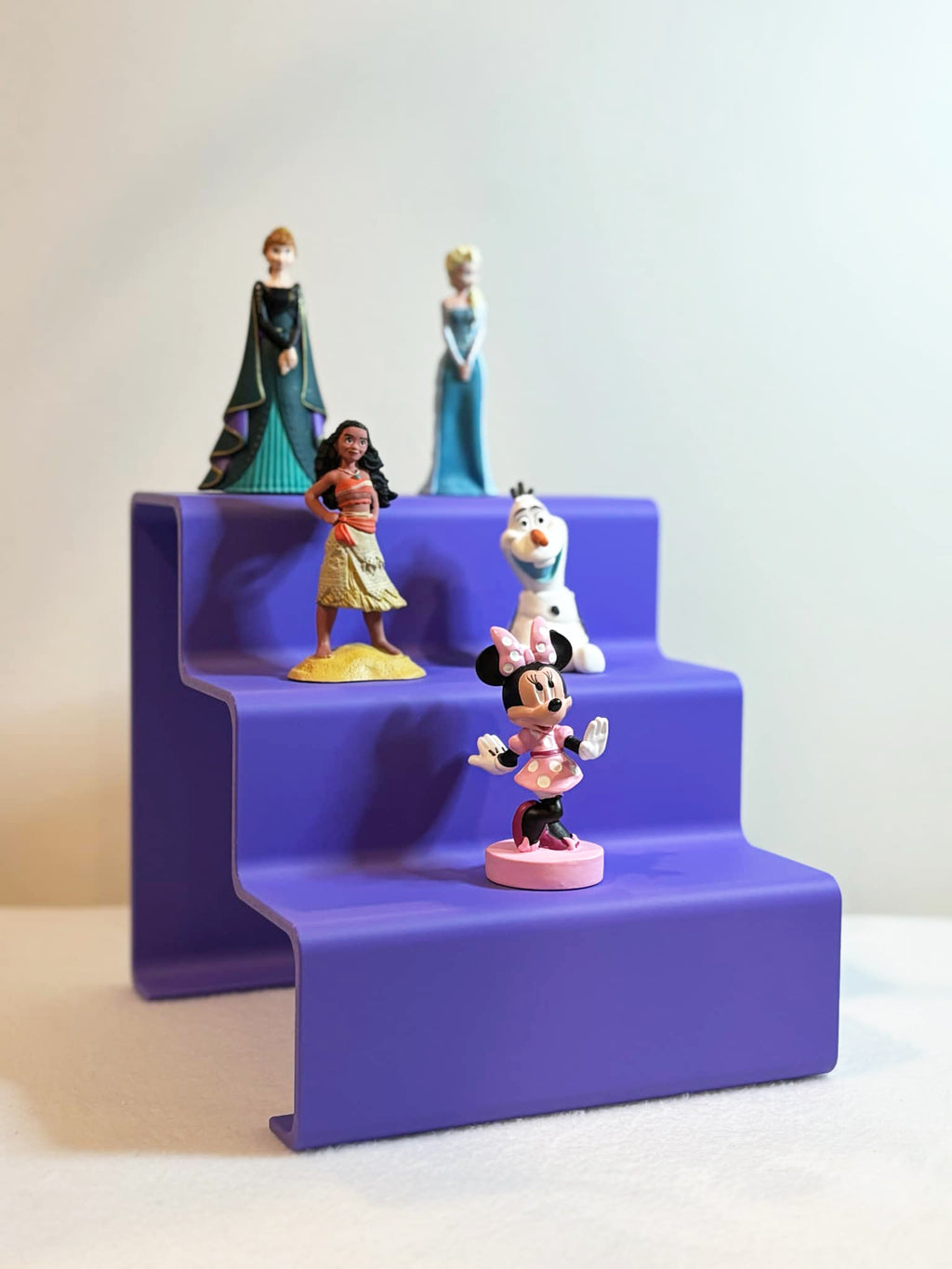 Small three tier display shelf