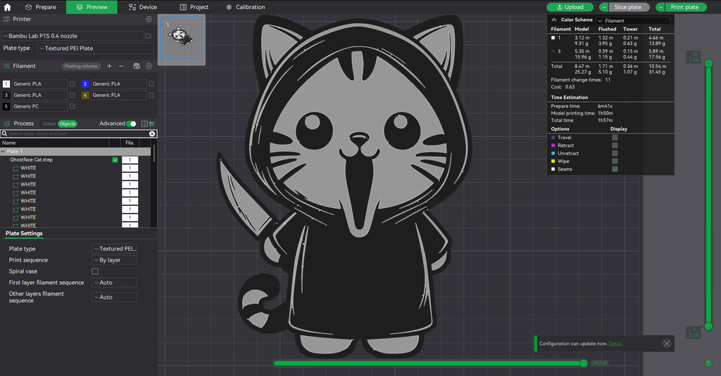 Ghostface (Scream) Cat - User Requested