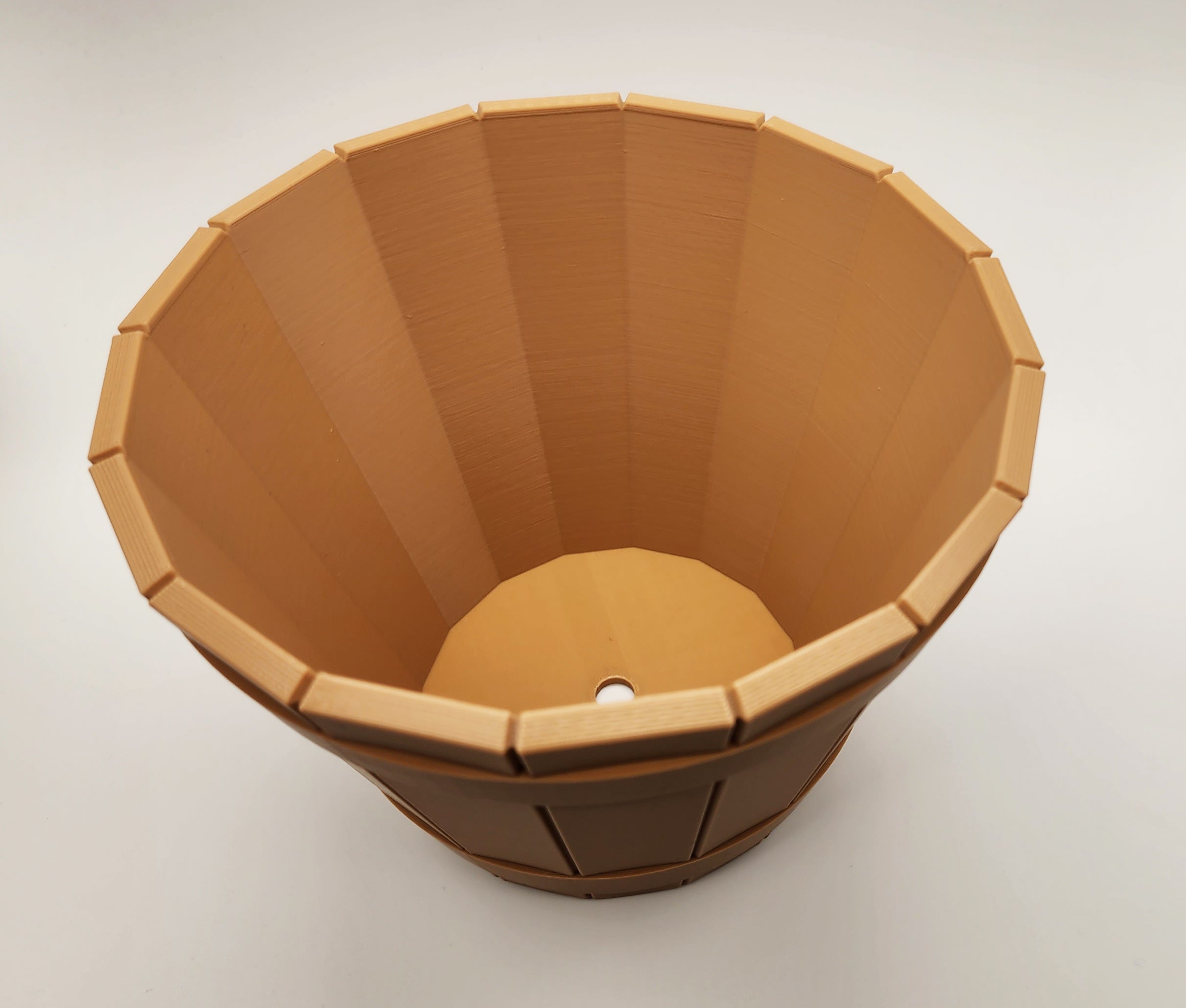 Wood Plank Planter Pot - No Supports