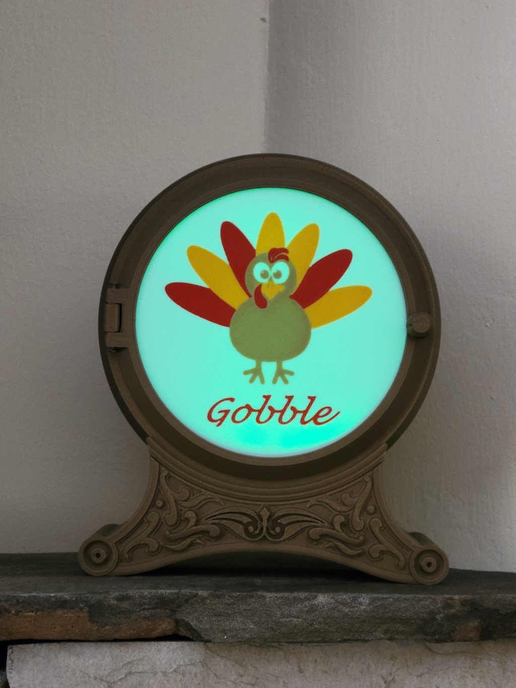 Tea Light Scene, Gobble