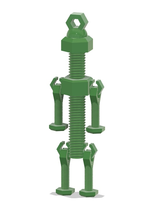 KeyChain Screw&Nut