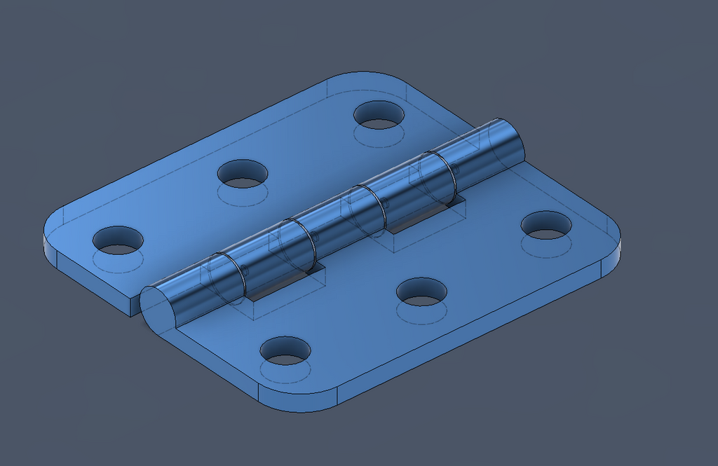 Print-in-Place Simple Hinge (no supports needed)