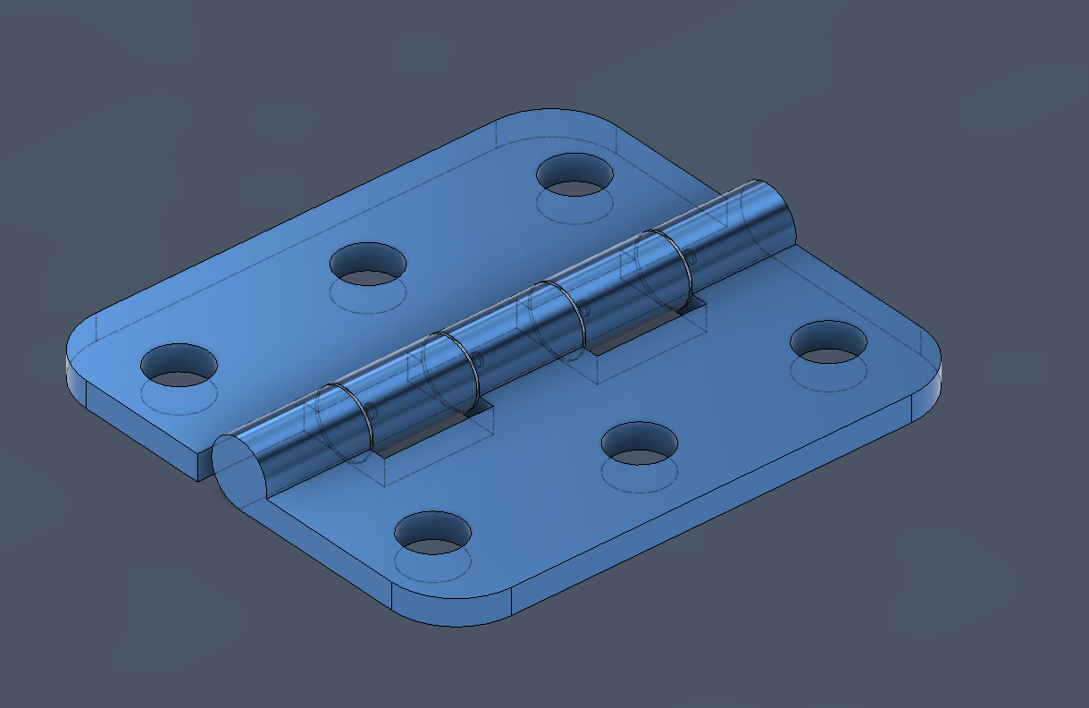 Print-in-Place Simple Hinge (no supports needed)