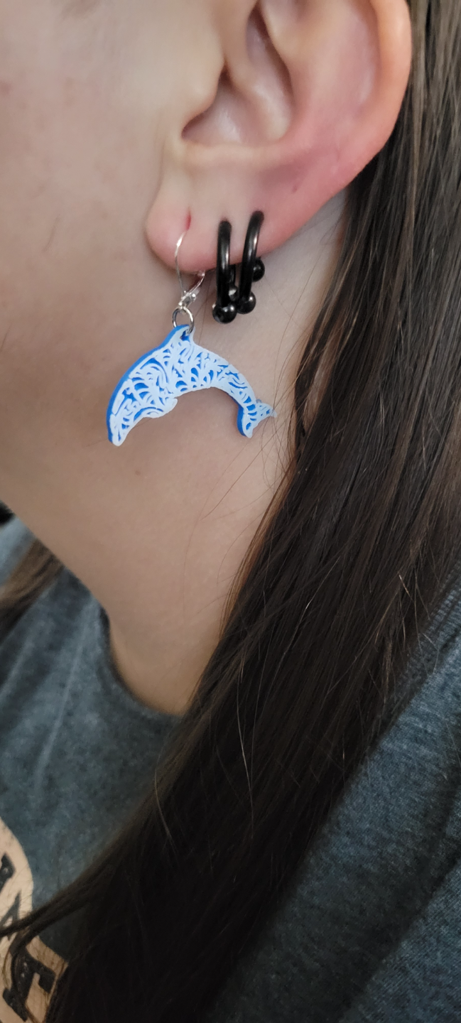 Dolphin Earrings - Two Designs