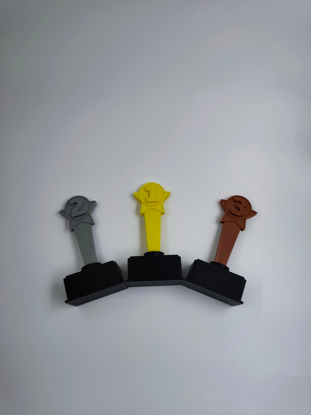 Mini Trophies Set – 1st 2nd 3rd Place Awards