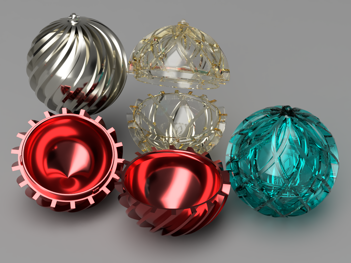 Christmas ornament with surprise