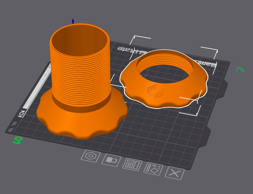 Universal Spool Adaptor for AMS Lite - short shaft