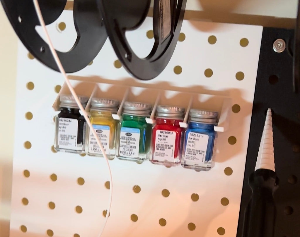 Testors Model Paint Peg Board Holder / Rack