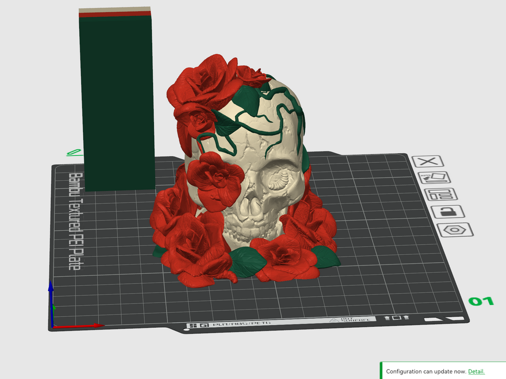Death and Beauty Roses Skull COMMERCIAL USE