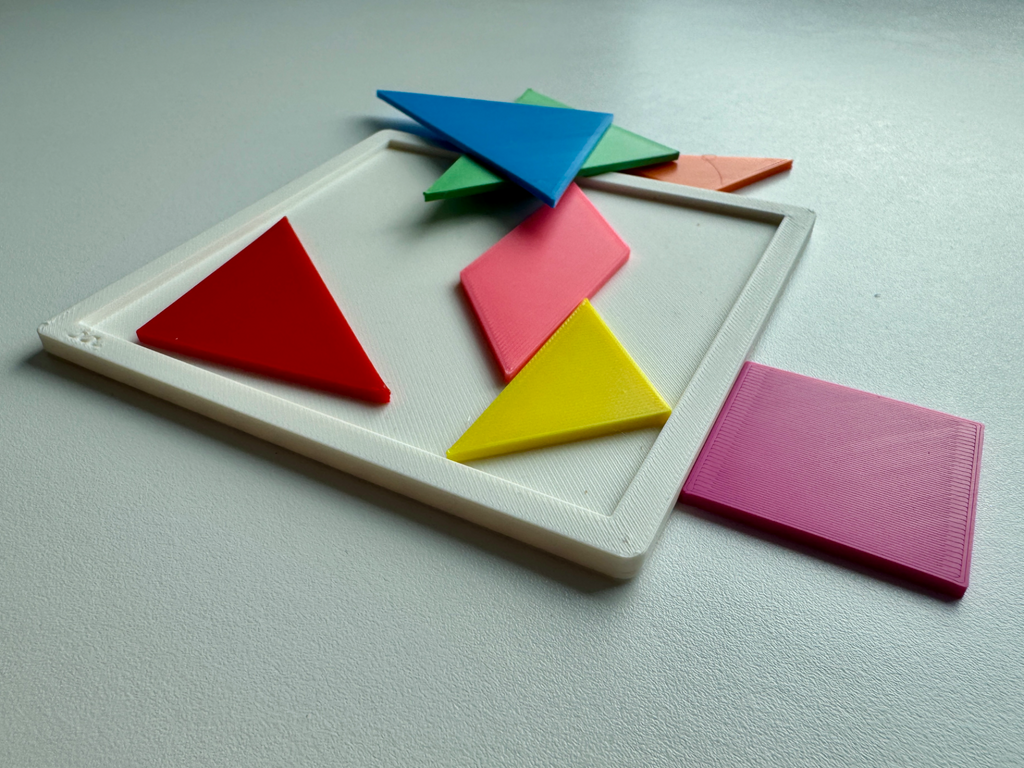 Colorful Tangram Puzzle