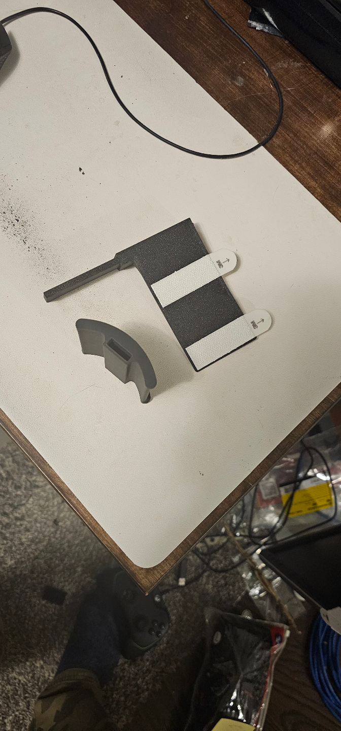 Monitor Mounted Headphone Holder