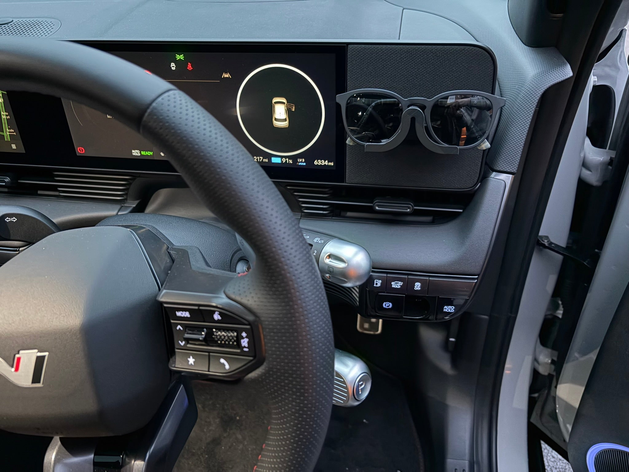 Ioniq 5 Magnetic Sun Glasses Holder [No Glue]