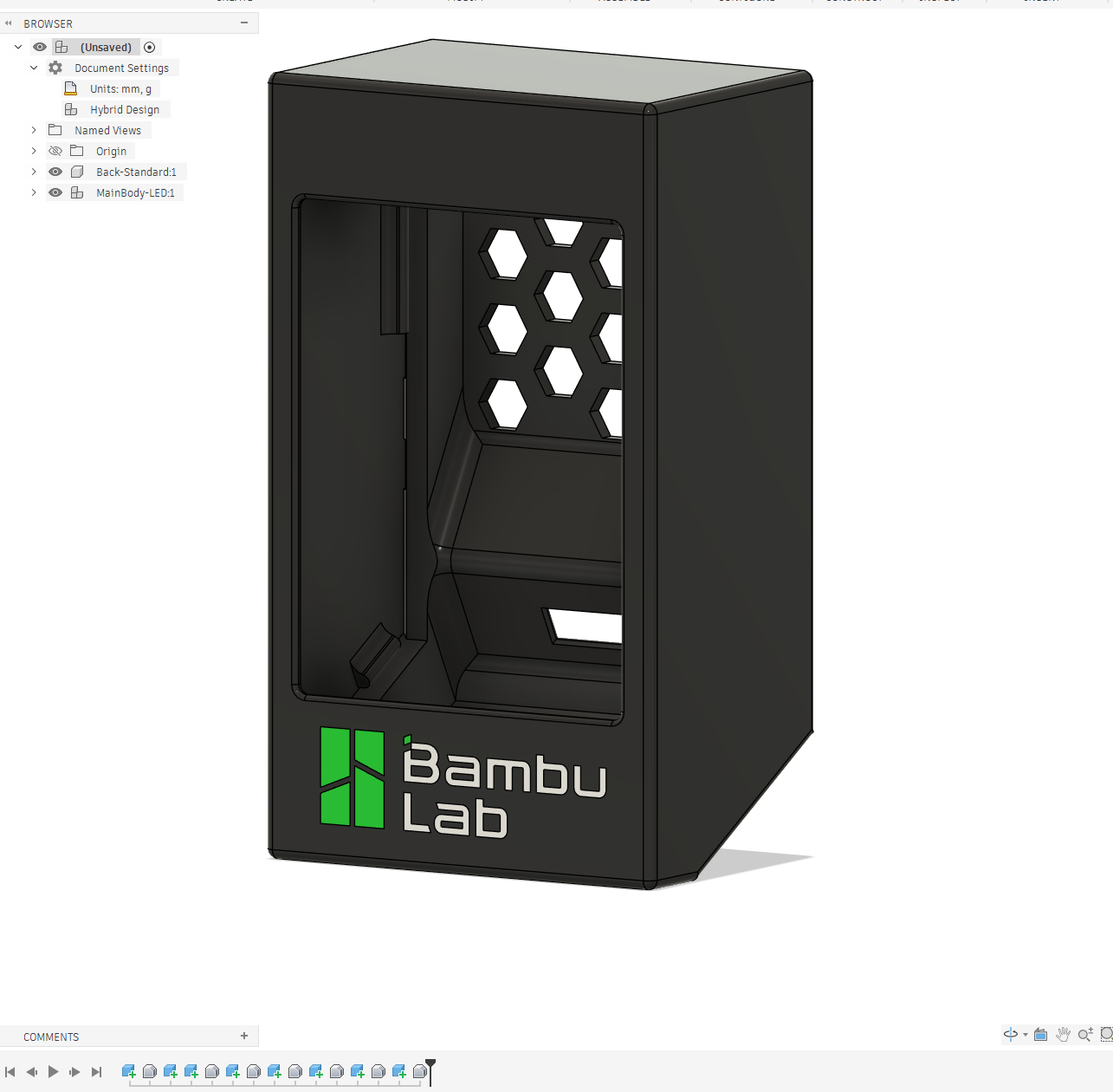 CYD Vertical Stand Case (ESP32-2432S028)