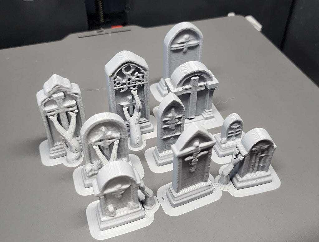 Miniature Tombstone Set (10 Pieces)