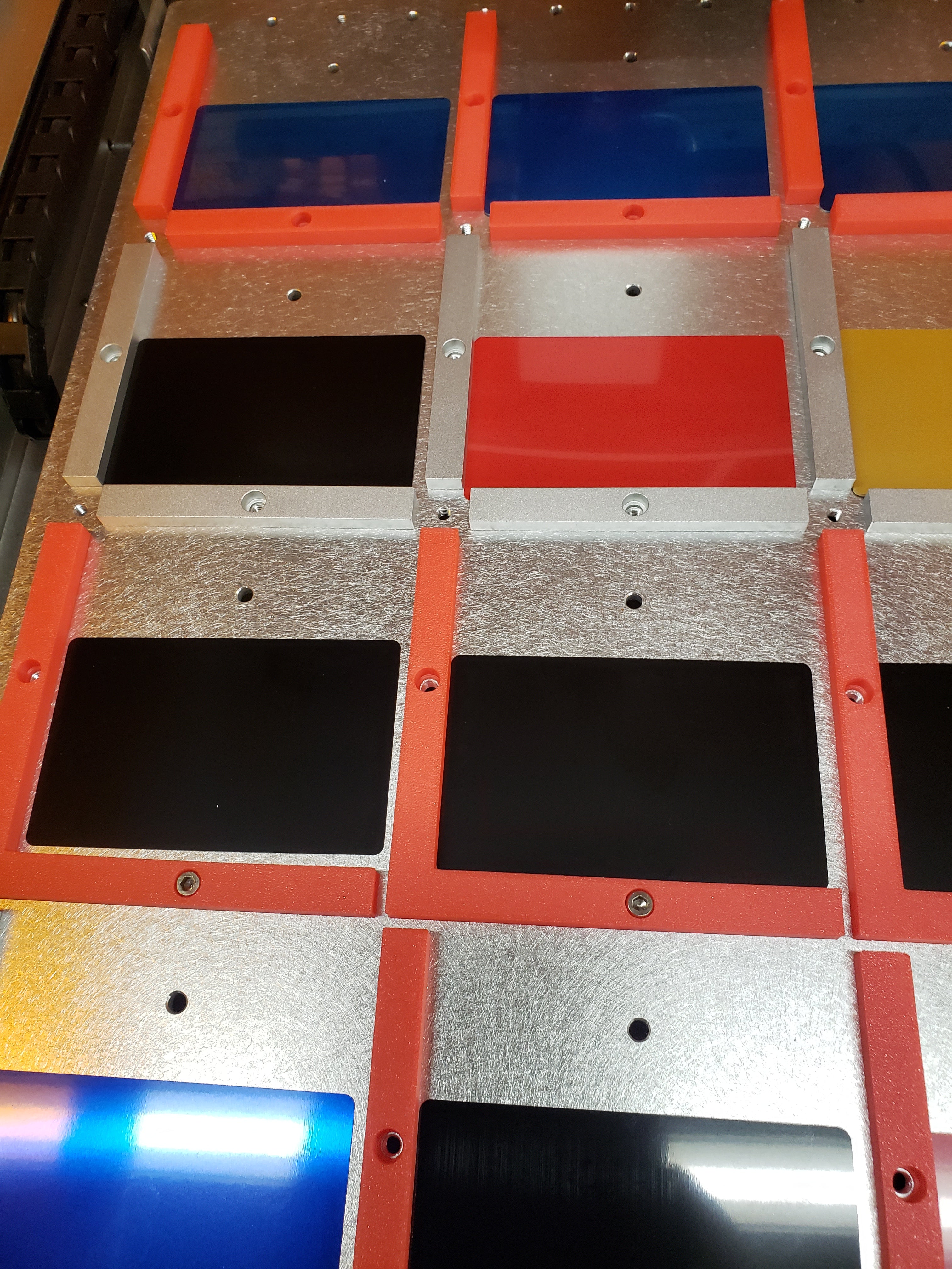 Roly Lasermatic mk2 Jig plate alignment bars