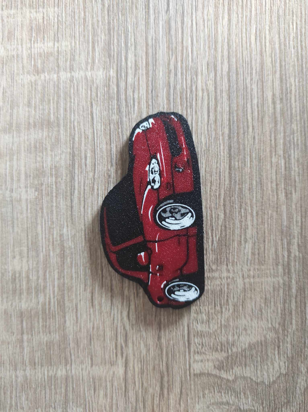 Tooned Mazda MX-5 keychain (Miata NB)