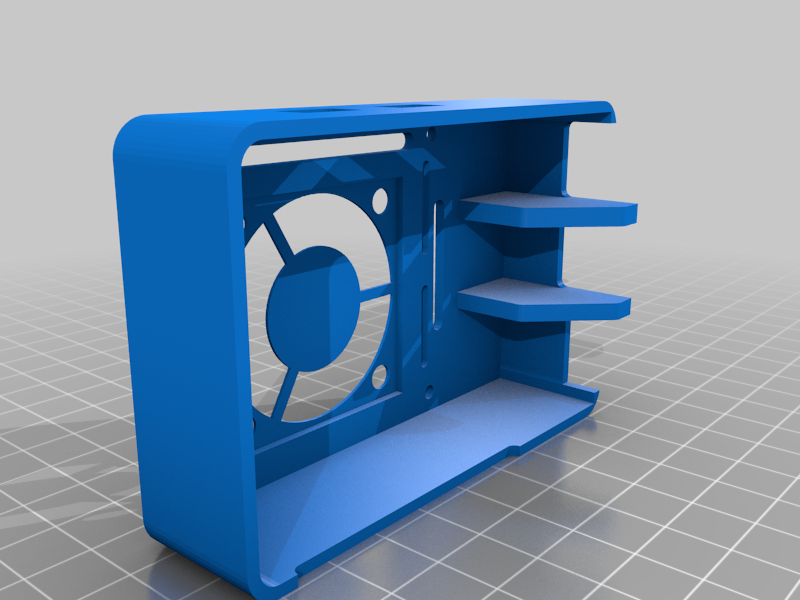 Raspberry Pi 4 Case + Fan - For Waveshare 2CH CAN HAT