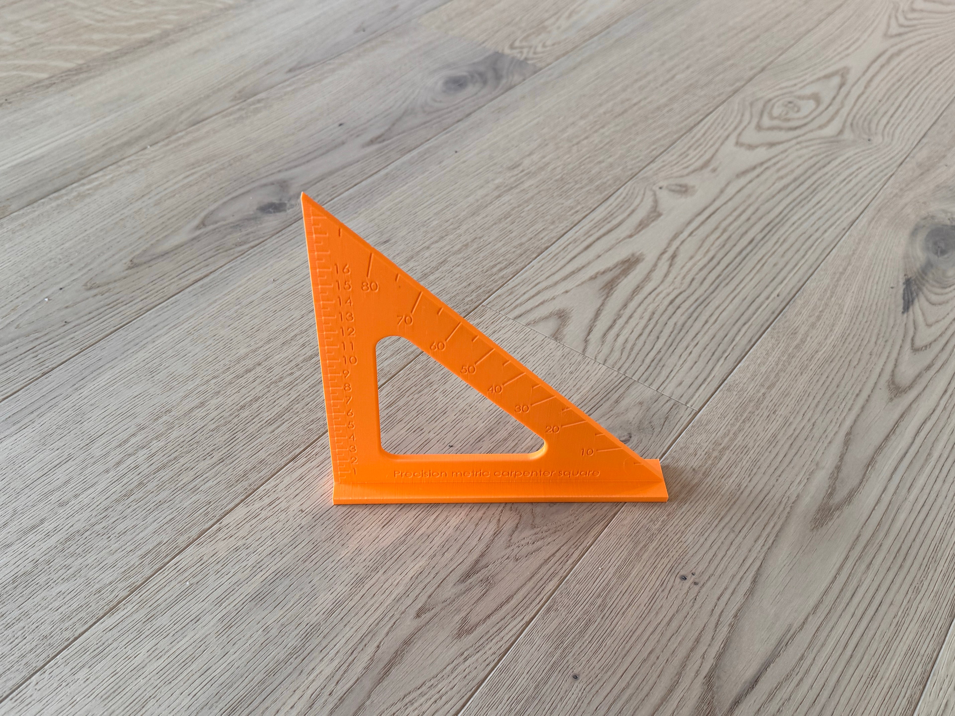 Precision Metric Carpenter Square