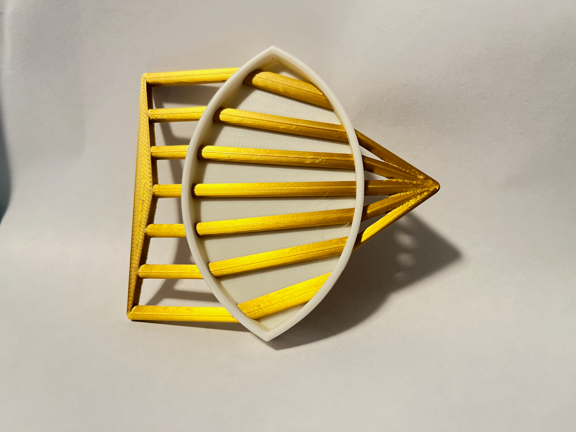 Lens refraction cutaway