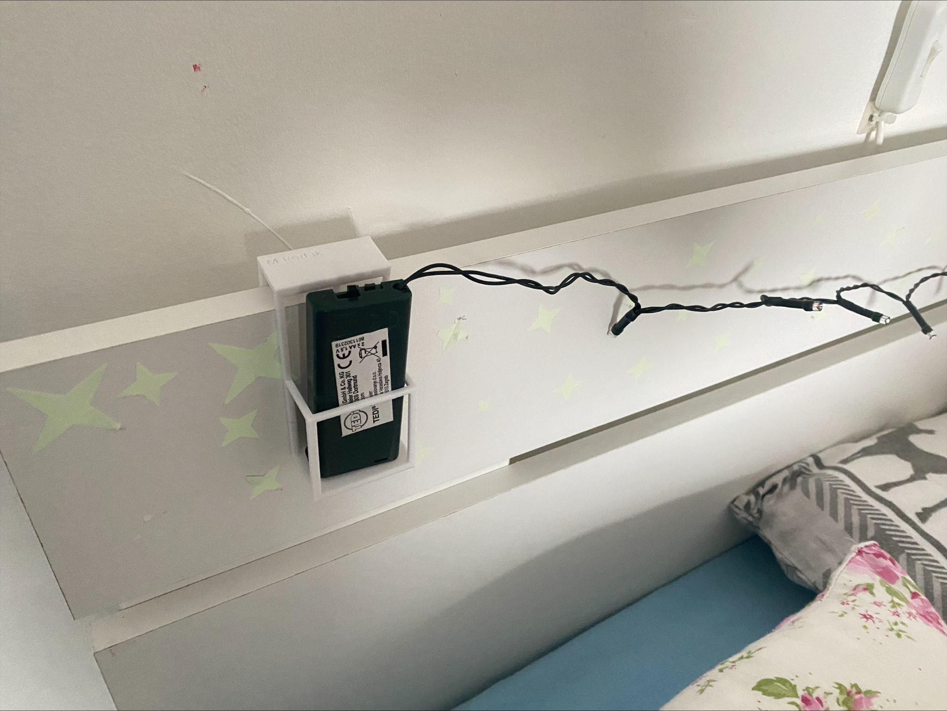 Christmas Light Battery Holder