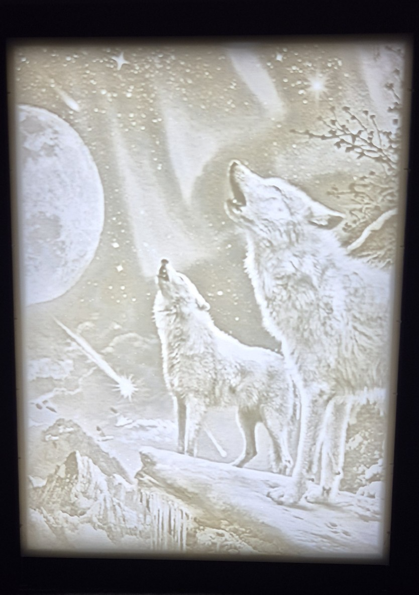 Wolves Howling at the moon