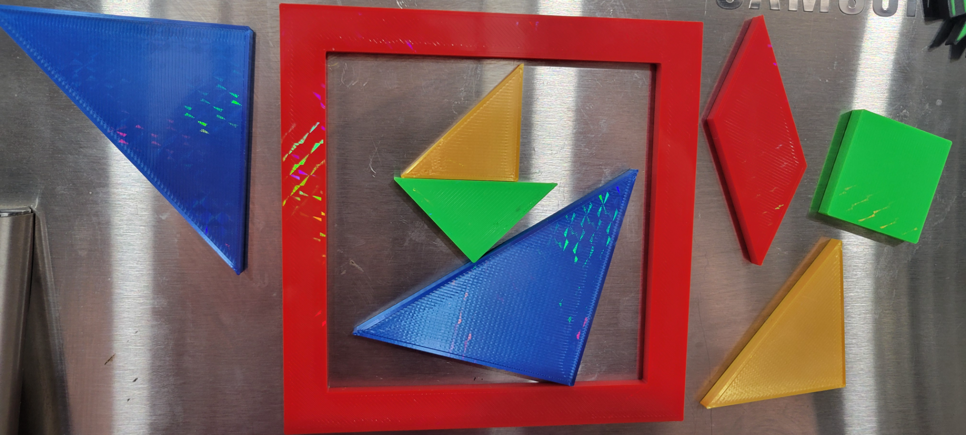 Fridge Magnet Tangrams!