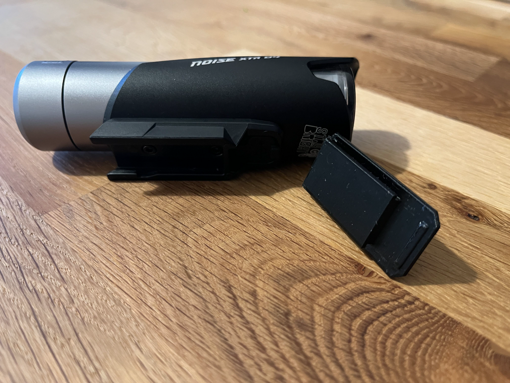 Bike light Mactronic Noise XTR 04 adapter GOPRO