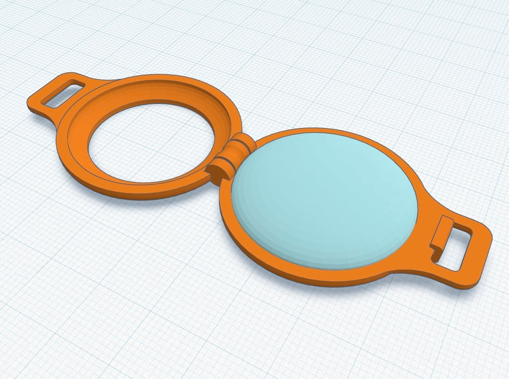 *Apple AirTag Keyring Case Print in Place