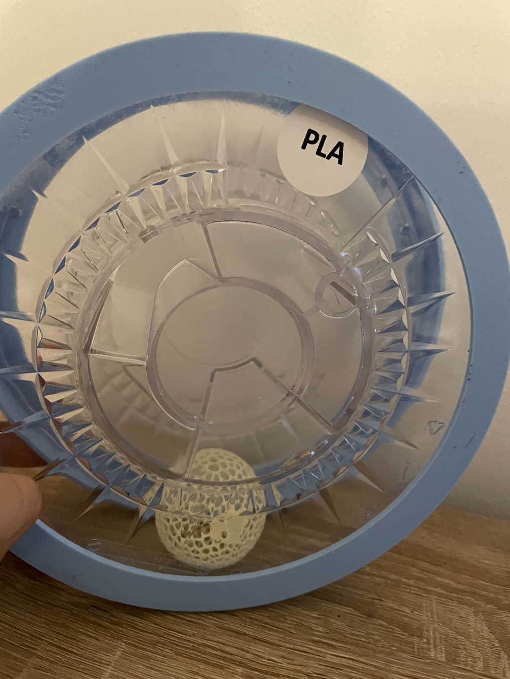 Recycled Spool / Toy with ball for Cats and Dogs
