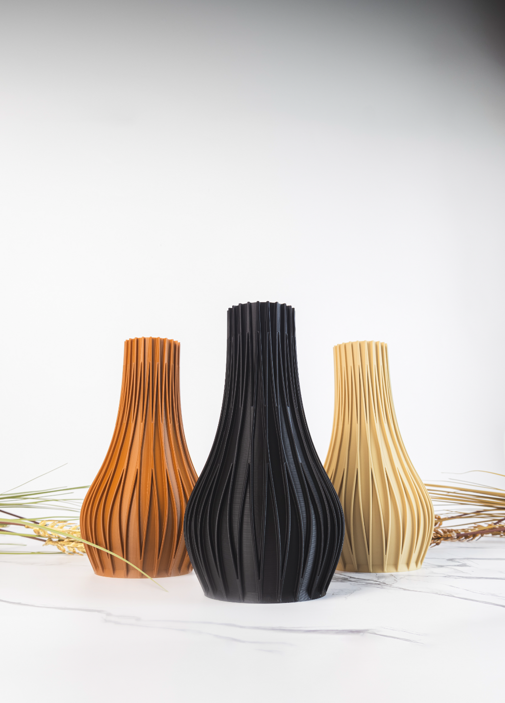 Dried Flower Vase | Round Flower Holder Home Décor
