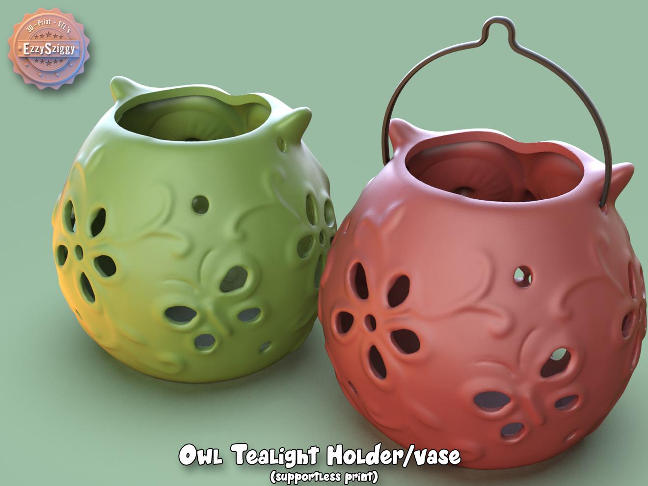 Owl tea-light holder/vase