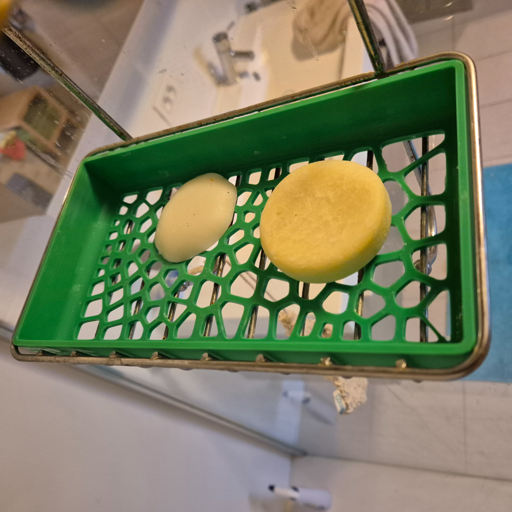 soap dish, fits in shower hanger