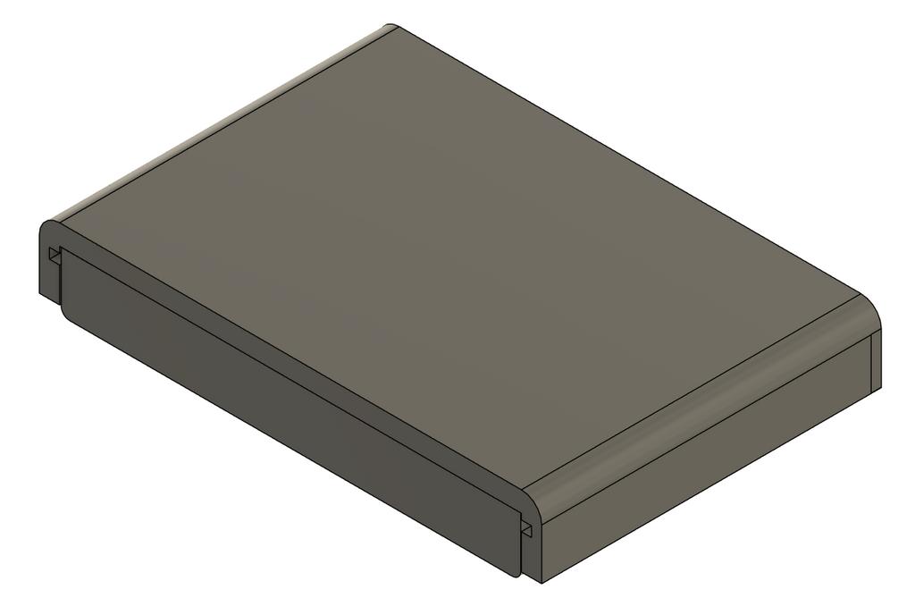Drawer case for under table 220x160 mm