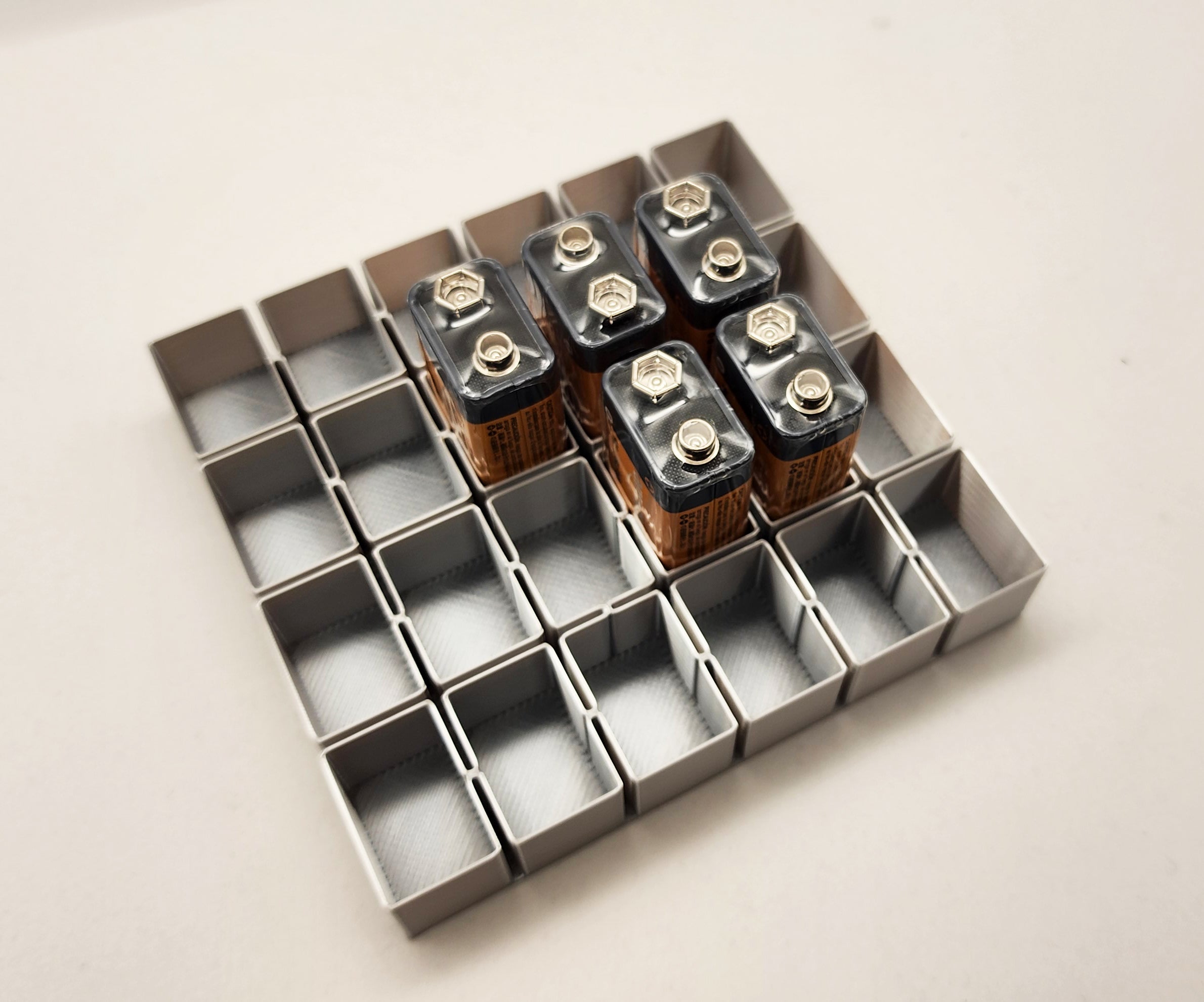 Vase Mode Battery Trays AAA-AA-9V-C-D