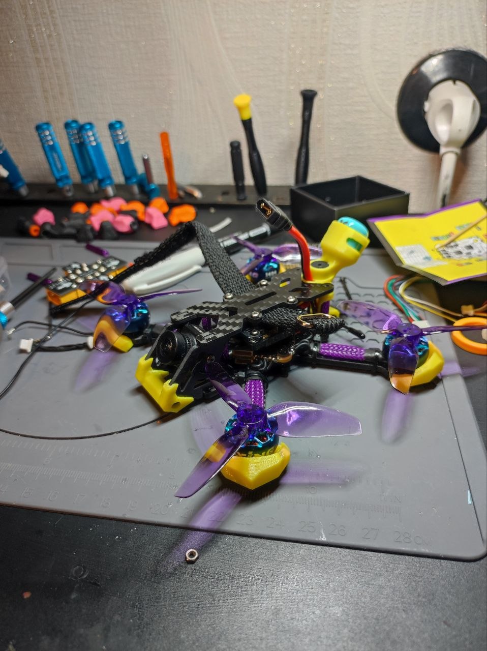 Lightweight 3 inch drone frame STRIDER