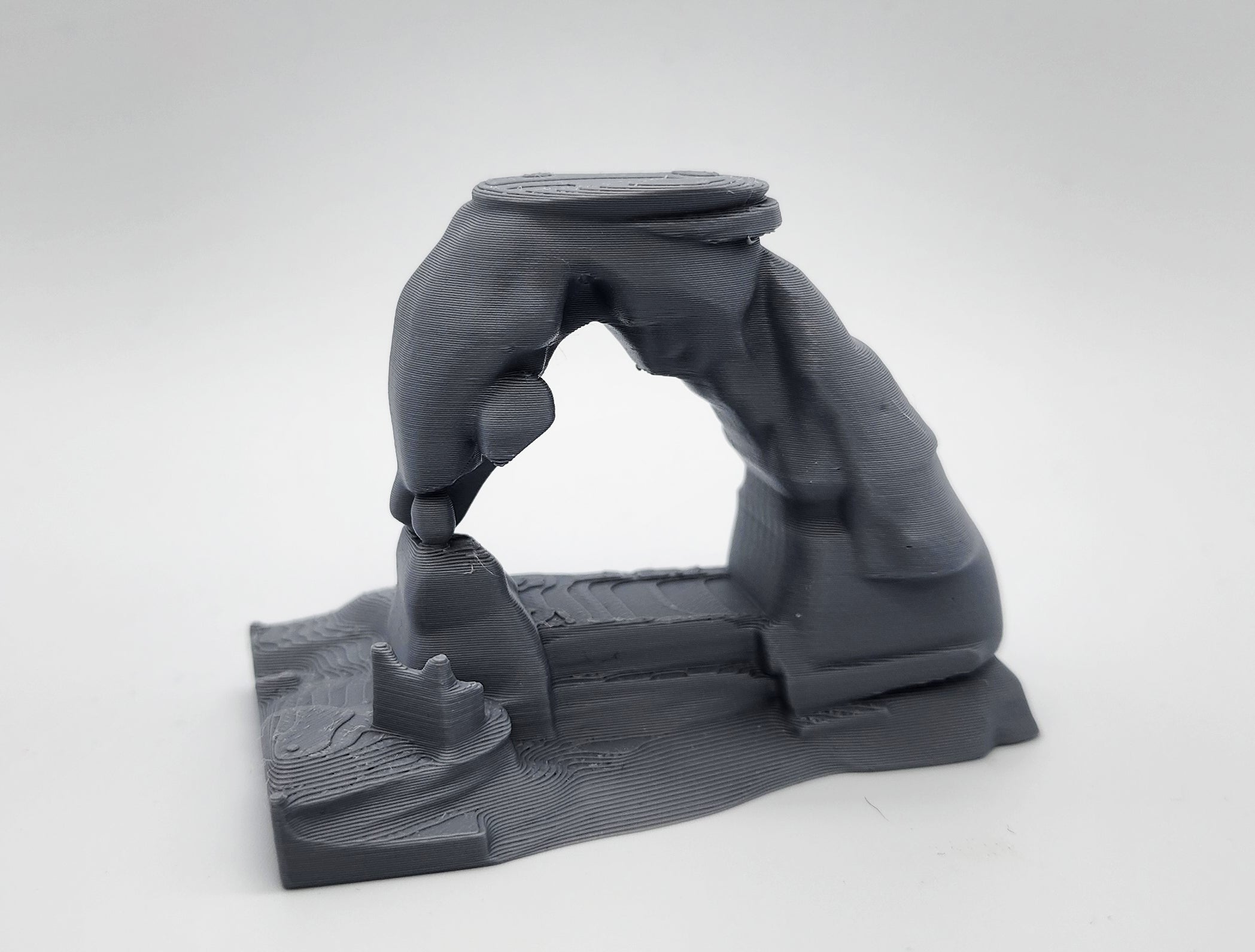 Rocky Arch with Platform Miniature