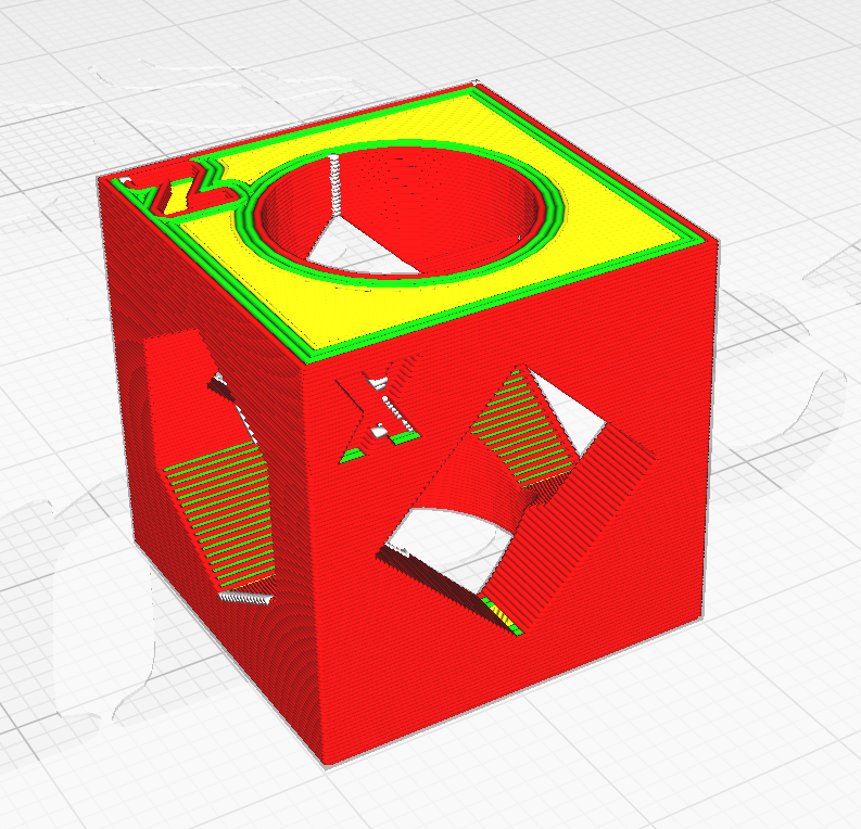 Calibration Cube Hollow by BRI