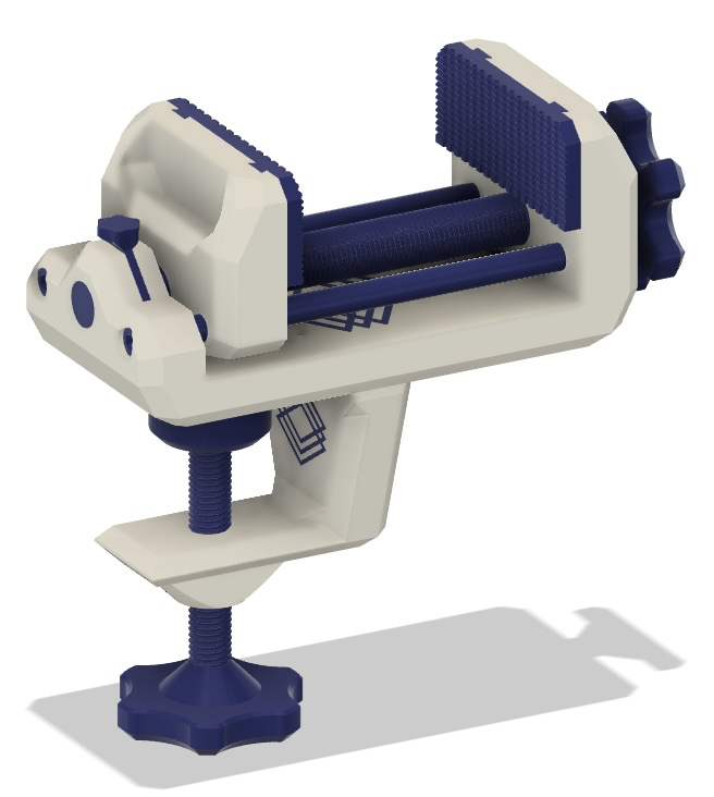 Table Vise - fully printable with changable jaws