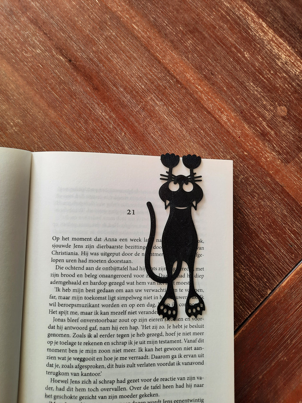 The Hanging Cat Bookmark