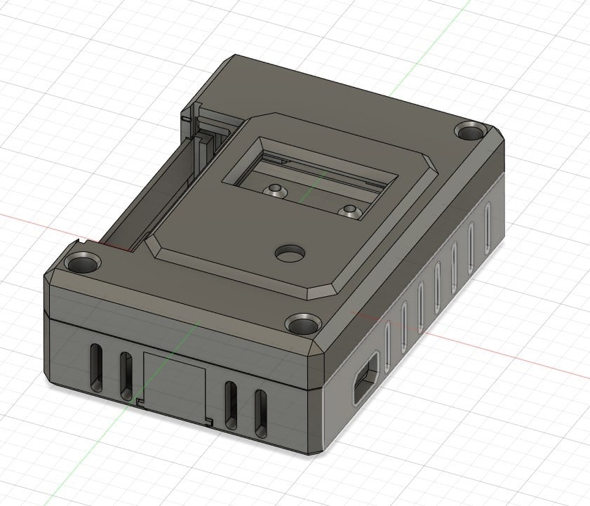 Raspberry Pi case with 1.3" OLED and encoder