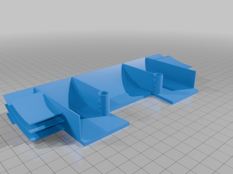 RC Car 1:10 Diffuser (HPI RS4 Sport3)