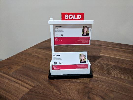 Real Estate Business Card Holder