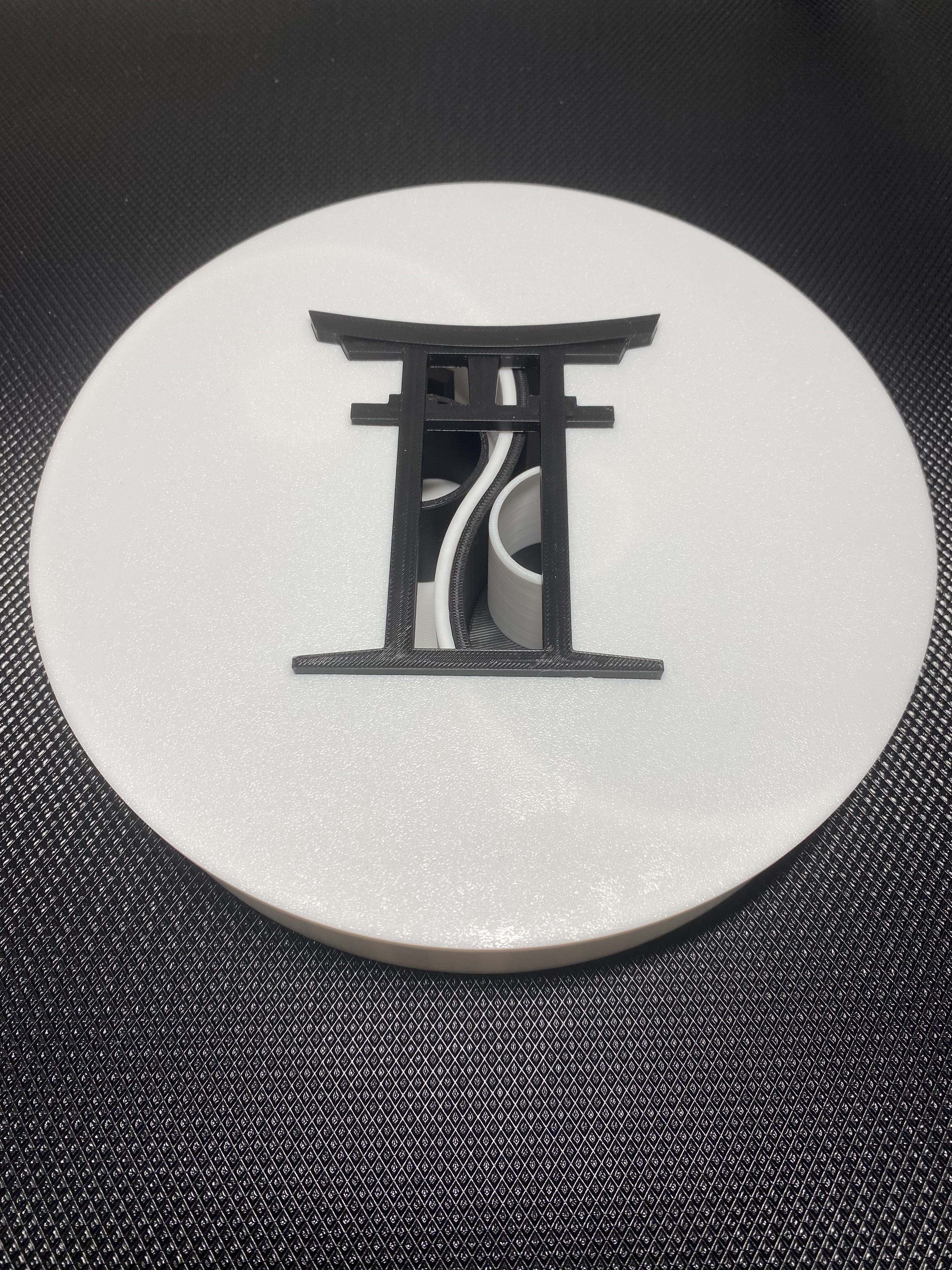 Yin Yang Zen Garden With Accessories And Lid