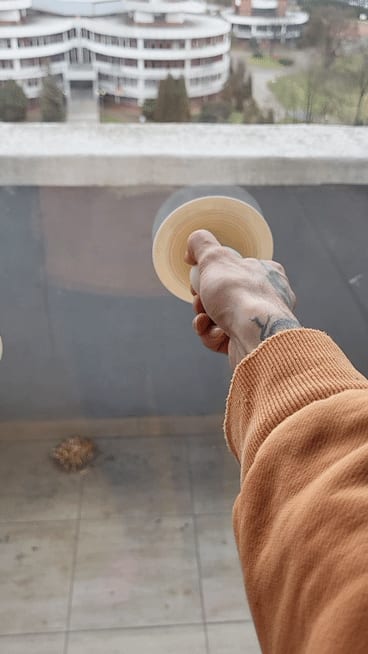 suction balcony door knob